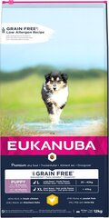 Eukanuba Puppy Grain Free L для щенков крупных пород, 12 кг цена и информация |  Сухой корм для собак | 220.lv