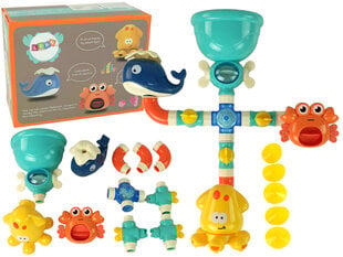 Vannas rotaļlietu komplekts Jūras dzīvnieki Lean Toys cena un informācija | Rotaļlietas zīdaiņiem | 220.lv