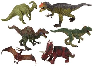 Dinozauru figūriņu komplekts Lean Toys, 6 gab. цена и информация | Игрушки для мальчиков | 220.lv