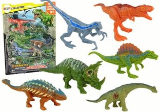 Dinozauru figūriņu komplekts Lean Toys, 6 gab. цена и информация | Игрушки для мальчиков | 220.lv