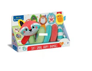 Подвесная игрушка Clementoni Baby Happy Animals цена и информация | Игрушки для малышей | 220.lv