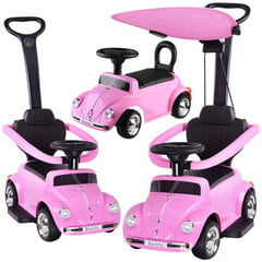 Paspiriamas vaikiškas automobilis Volkswagen Beetle, rožinis цена и информация | Игрушки для малышей | 220.lv