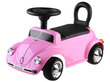 Stumjama bērnu automašīna Jokomisiada Volkswagen Beetle, rozā cena un informācija | Rotaļlietas zīdaiņiem | 220.lv