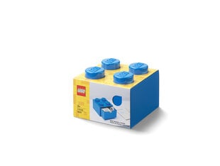 Ящик для игрушек Lego, синий цена и информация | Ящики для вещей | 220.lv