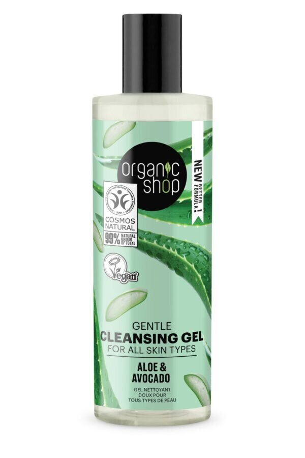 Sejas želeja Organic Shop, 200 ml цена и информация | Serumi sejai, eļļas | 220.lv