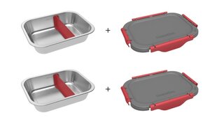 Trauku komplekts, 2 gab. цена и информация | Посуда для хранения еды | 220.lv