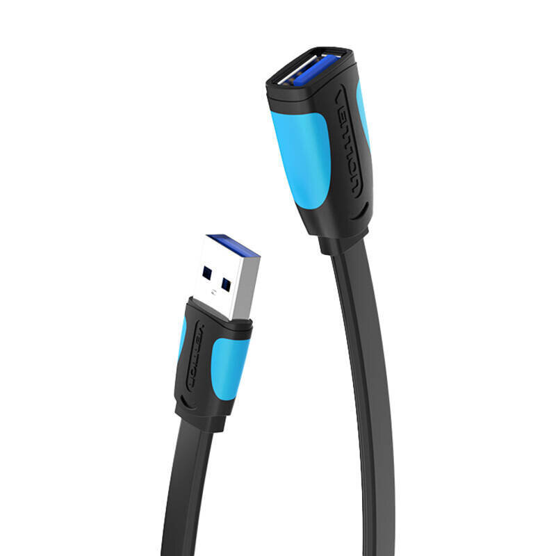 Vention Flat USB 3.0, 1 m цена и информация | Kabeļi un vadi | 220.lv