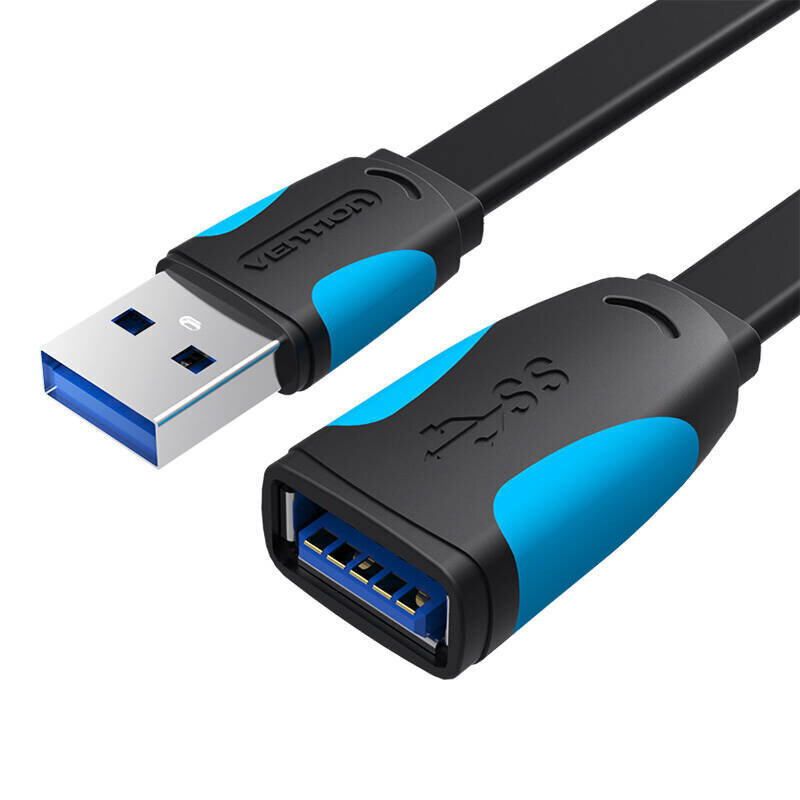 Vention Flat USB 3.0, 1 m цена и информация | Kabeļi un vadi | 220.lv