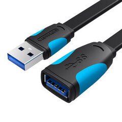 Vention VAS-A13-B150, Flat USB 3.0, 1.5 m цена и информация | Кабели и провода | 220.lv