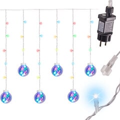 LED vītne-aizkars 3m, K45 dažādās krāsās цена и информация | Гирлянды | 220.lv