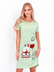Женская пижама ночная рубашка ULR200 - светло-зеленый 123203-7 цена и информация | Женские пижамы, ночнушки | 220.lv