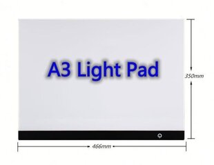 A3 gaismas dēlis ar regulējamu intensitāti cena un informācija | Dimantu mozaīkas | 220.lv