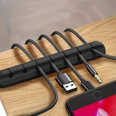 Система фиксации для USB-кабелей с 5 отверстиями цена и информация | Кабели для телефонов | 220.lv