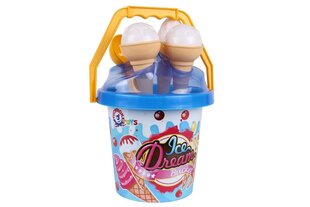 Smilšu rotaļlietu komplekts Saldējums Technok, zils cena un informācija | Ūdens, smilšu un pludmales rotaļlietas | 220.lv