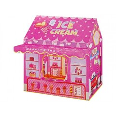 Bērnu telts mājiņa Ice Cream Lean Toys, rozā cena un informācija | Bērnu rotaļu laukumi, mājiņas | 220.lv