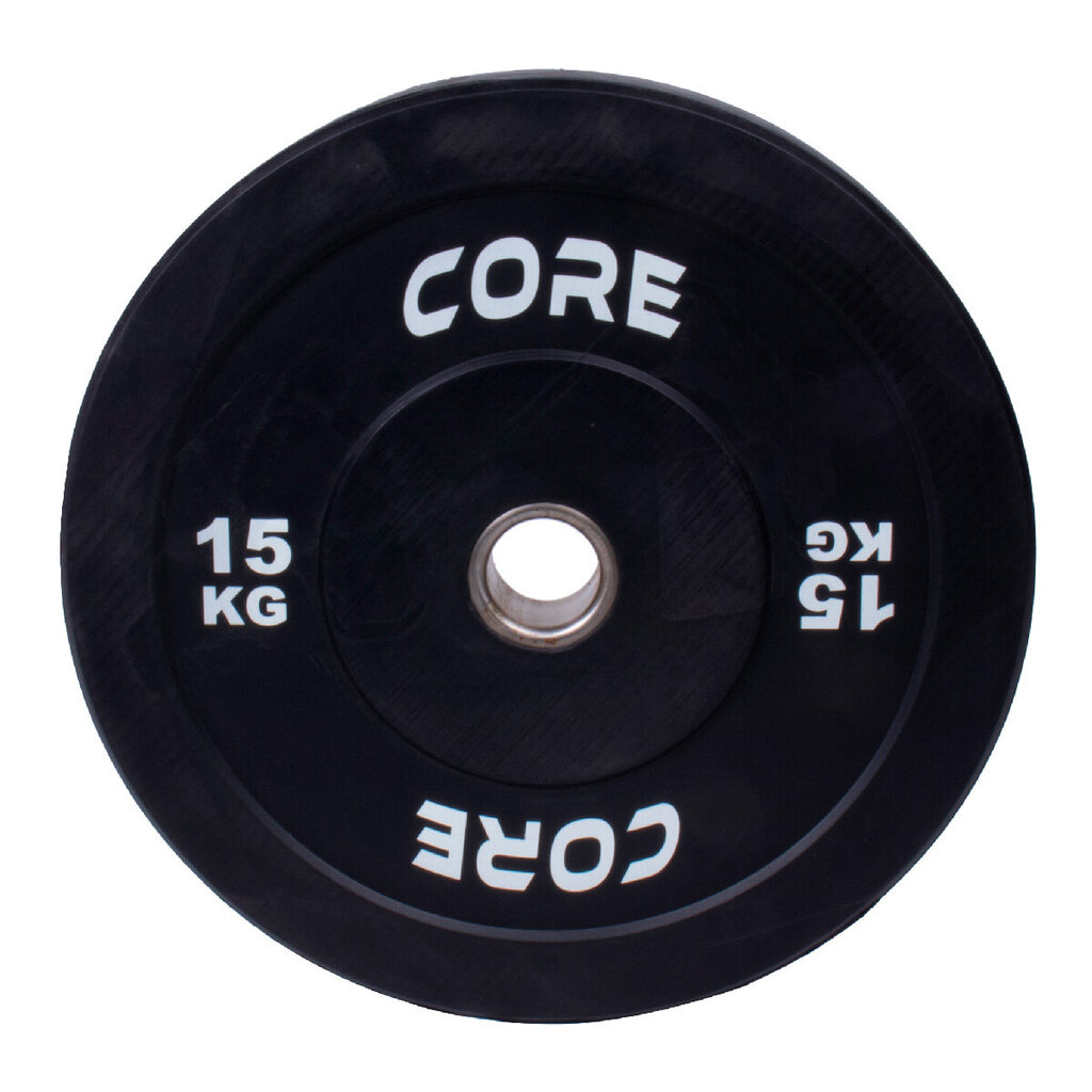 Core Svaru Plāksne Bumperis 10kg cena un informācija | Svari, hanteles, stieņi | 220.lv
