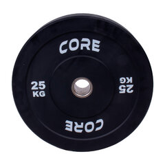 Core Svaru Plāksne Bumperis 25kg цена и информация | Гантели, гири, штанги | 220.lv