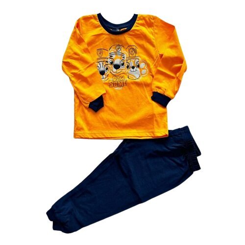 Bērnu pidžama G.T., oranža / tumši zila cena un informācija | Zēnu pidžamas, halāti | 220.lv