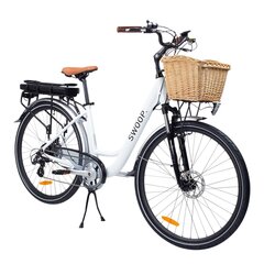 Swoop Elektriskais velosipēds City, sievietēm 28" цена и информация | Электровелосипеды | 220.lv