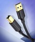 Ugreen USB B - USB 2.0, 1.5 m cena un informācija | Kabeļi un vadi | 220.lv