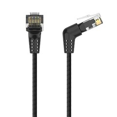 Network cable Vention , Ethernet RJ45, Cat.6, UTP, 1m (black) цена и информация | Кабели и провода | 220.lv