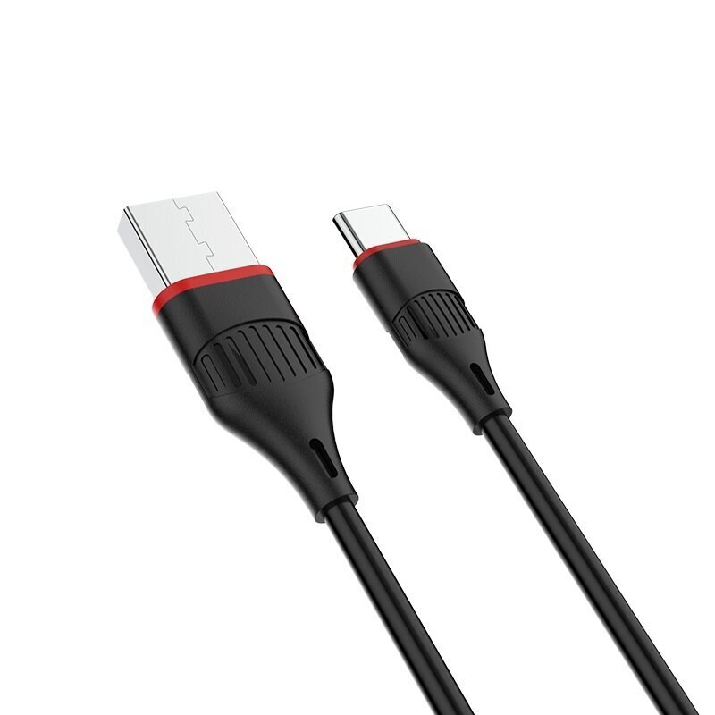 Borofone, USB-A/USB-C, 1 m cena un informācija | Kabeļi un vadi | 220.lv