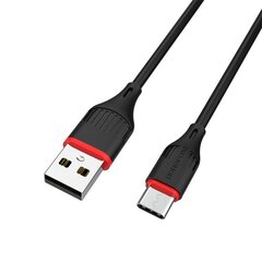 Borofone Cable BX80 Succeed - USB to Type C - 3A 1 metre white цена и информация | Кабели и провода | 220.lv