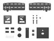 Multibrackets QLED/UHD 43-85” цена и информация | TV kronšteini | 220.lv