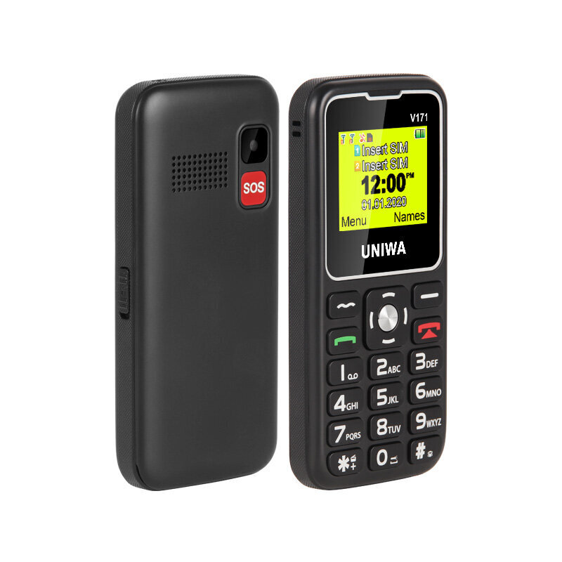 Uniwa V171 Black цена и информация | Mobilie telefoni | 220.lv