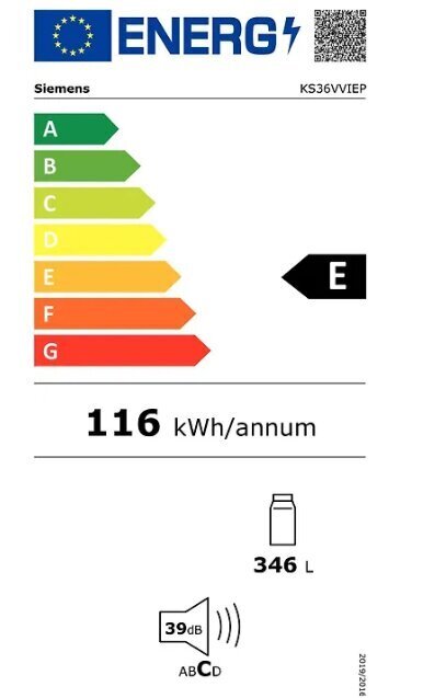 Siemens KS36VVIEP iQ300 cena un informācija | Ledusskapji | 220.lv