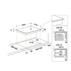 Whirlpool WFS4665CPBF цена и информация | Варочные поверхности | 220.lv