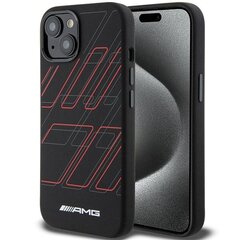 AMG AMHMP15M23SSPK iPhone 15 Plus | 14 Plus 6.7" czarny|black hardcase Silicone Large Rhombuses Pattern MagSafe цена и информация | Чехлы для телефонов | 220.lv