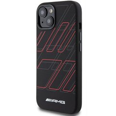 AMG AMHMP15S23SSPK iPhone 15 | 14 | 13 6.1" czarny|black hardcase Silicone Large Rhombuses Pattern MagSafe цена и информация | Чехлы для телефонов | 220.lv