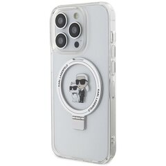 Karl Lagerfeld KLHMP13XHMRSKCH iPhone 13 Pro Max 6.7" biały|white hardcase Ring Stand Karl&Choupettte MagSafe цена и информация | Чехлы для телефонов | 220.lv