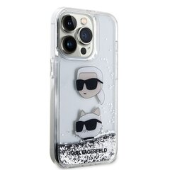 Karl Lagerfeld Liquid Glitter Karl and Choupette Head Case cena un informācija | Telefonu vāciņi, maciņi | 220.lv