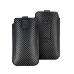 Forcell Pocket Carbon Case cena un informācija | Telefonu vāciņi, maciņi | 220.lv