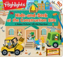 Hideâ€“andâ€“Seek at the Construction Site: A Hidden PicturesÂ® Lift-the-Flap book cena un informācija | Grāmatas mazuļiem | 220.lv