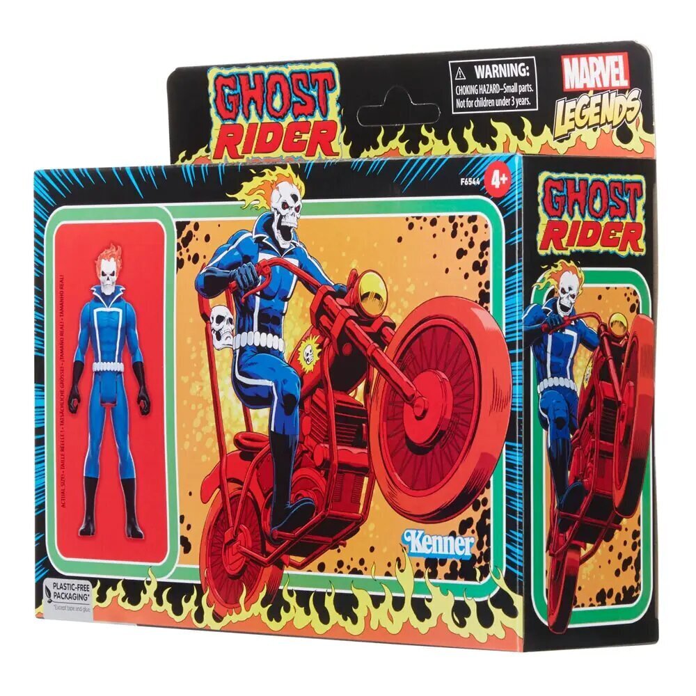 Figūra Ghost Rider Marvel, 10 cm цена и информация | Rotaļlietas zēniem | 220.lv