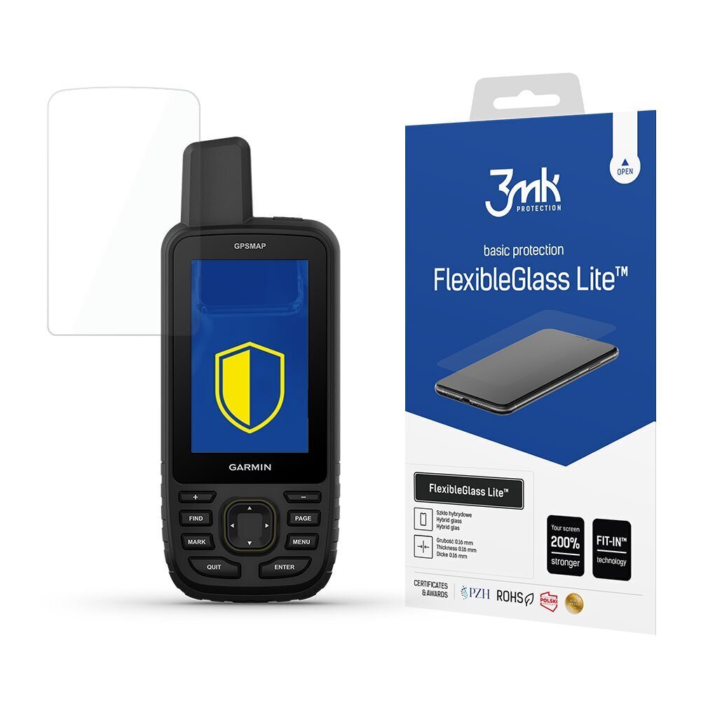 3mk FlexibleGlass Lite™ Garmin GPSMAP 67 цена и информация | Ekrāna aizsargstikli | 220.lv