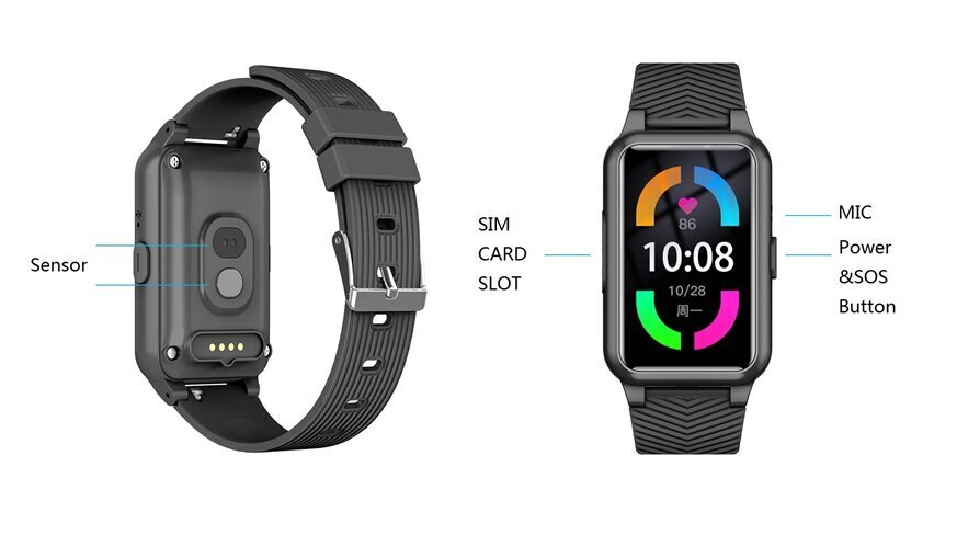 Forever Siva ST-100 Black cena un informācija | Viedpulksteņi (smartwatch) | 220.lv