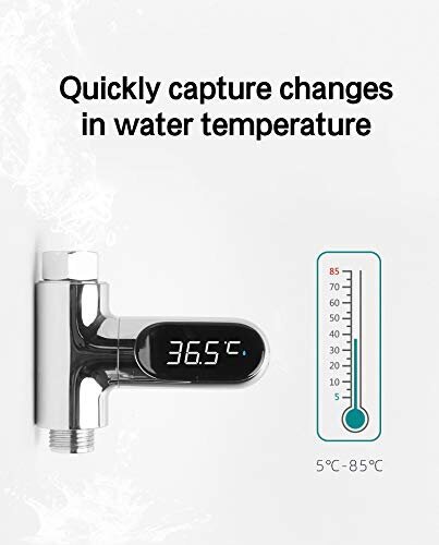 Jaucējkrāna termometrs Bahar cena un informācija | Piederumi virtuves izlietnēm un jaucējkrāniem | 220.lv