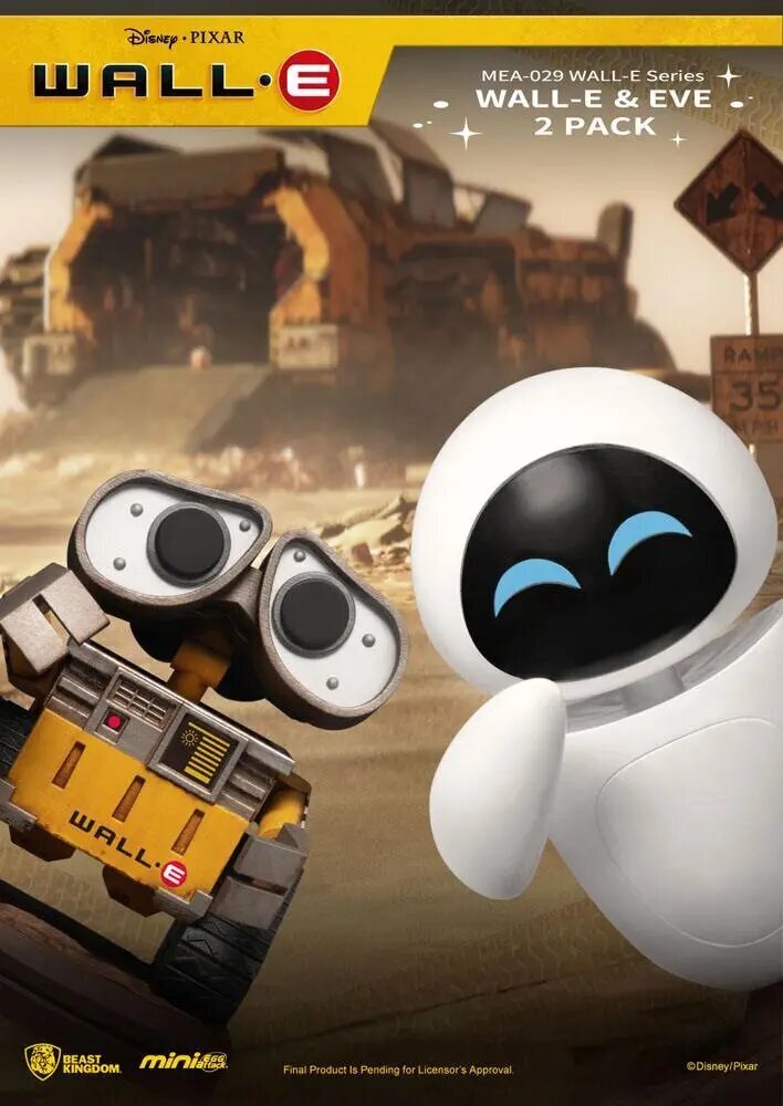 Figūru komplekts Wall-E, 8 cm, 2 gab. cena un informācija | Rotaļlietas zēniem | 220.lv