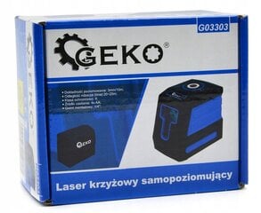 Перекрестный лазер Geko G03303 25м цена и информация | Механические инструменты | 220.lv