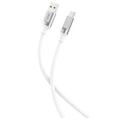 XO kabelis NB251 USB - USB-C 1,0 m 6A white цена и информация | Кабели для телефонов | 220.lv