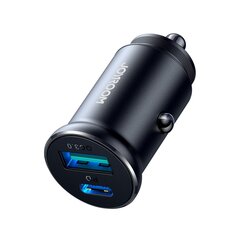 Автомобильная зарядка Joyroom CCN05 USB-C/USB-A 30W черный цена и информация | Зарядные устройства для телефонов | 220.lv