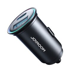 Автомобильная зарядка Joyroom JR-CCN04 USB-C/USB-A 60W черный цена и информация | Зарядные устройства для телефонов | 220.lv