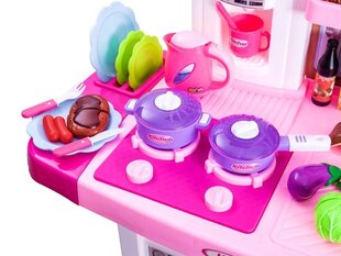 Interaktīvā virtuvīte bērniem Kitchen, rozā cena un informācija | Rotaļlietas meitenēm | 220.lv
