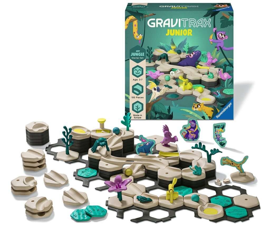 Konstruktors GraviTrax Junior Jungle Ravensburger 27499 цена и информация | Konstruktori | 220.lv