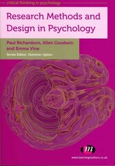 Research Methods and Design in Psychology cena un informācija | Sociālo zinātņu grāmatas | 220.lv