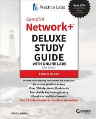 CompTIA Networkplus Deluxe Study Guide with Online Labs: Exam N10-008 5th edition cena un informācija | Sociālo zinātņu grāmatas | 220.lv